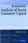 Image for Economic analysis of social common capital