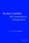 Image for Product liability in comparative perspective