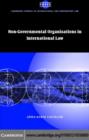 Image for Non-governmental organisations in international law