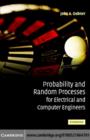 Image for Probability and random processes for electrical and computer engineers