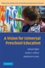 Image for A vision for universal preschool education