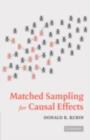 Image for Matched sampling for causal effects