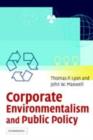 Image for Corporate environmentalism and public policy
