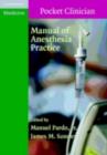 Image for Manual of anesthesia practice