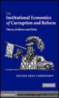 Image for The institutional economics of corruption and reform [electronic resource] :  theory, evidence, and policy /  Johann Graf Lambsdorff. 