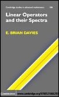 Image for Linear operators and their spectra [electronic resource] /  E. Brian Davies. 