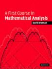 Image for A First Course in Mathematical Analysis