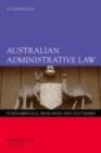Image for Australian administrative law: fundamentals, principles and doctrines