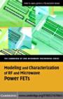 Image for Modeling and characterization of RF and microwave power FETs