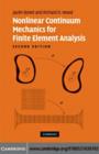 Image for Nonlinear continuum mechanics for finite element analysis