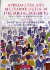 Image for Approaches and methodologies in the social sciences: a pluralist perspective