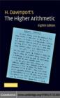 Image for The higher arithmetic: an introduction to the theory of numbers