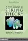 Image for A first course in string theory