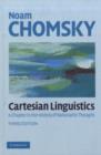 Image for Cartesian linguistics: a chapter in the history of rationalist thought