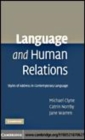 Image for Language and human relations: styles of address in contemporary language