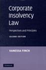 Image for Corporate insolvency law: perspectives and principles