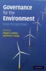 Image for Governance for the environment: new perspectives