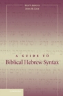 Image for A Guide to Biblical Hebrew Syntax