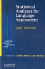 Image for Statistical analyses for language assessment