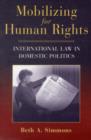 Image for Mobilizing for human rights: international law in domestic politics
