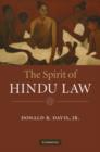 Image for The spirit of Hindu law