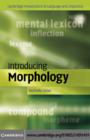 Image for Introducing morphology