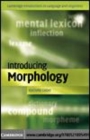 Image for Introducing morphology [electronic resource] /  Rochelle Lieber. 