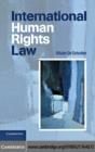 Image for International human rights law: cases, materials, commentary