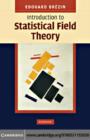Image for Introduction to statistical field theory