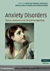 Image for Anxiety disorders: theory, research, and clinical perspectives