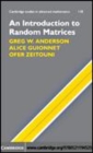Image for An introduction to random matrices [electronic resource] /  Greg W. Anderson, Alice Guionnet, Ofer Zeitouni.  : 118