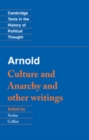 Image for Culture and anarchy and other writings