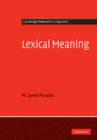 Image for Lexical Meaning