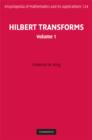 Image for Hilbert Transforms: Volume 1 : 124