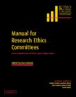 Image for Manual for research ethics committees: Centre of Medical Law and Ethics, King&#39;s College London.