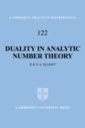 Image for Duality in analytic number theory.