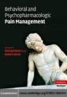 Image for Behavioral and psychopharmacological pain management