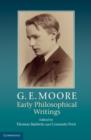 Image for G.E. Moore: early philosophical writings