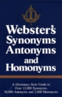 Image for Webster&#39;s Synonyms, Antonyms and Homonyms