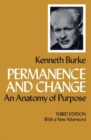 Image for Permanence and Change : An Anatomy of Purpose, Third edition
