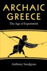 Image for Archaic Greece  : the age of experiment