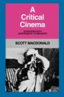 Image for A Critical Cinema 1 : Interviews with Independent Filmmakers