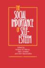 Image for The Social Importance of Self-Esteem