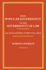 Image for From popular sovereignty to the sovereignty of law  : law, society, and politics in fifth-century Athens