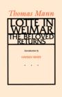 Image for Lotte in Weimar : The Beloved Returns