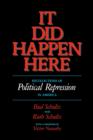 Image for It Did Happen Here : Recollections of Political Repression in America