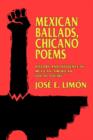 Image for Mexican Ballads, Chicano Poems : History and Influence in Mexican-American Social Poetry