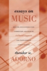 Image for Essays on Music