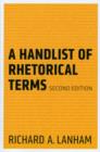 Image for A Handlist of Rhetorical Terms