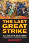 Image for The last great strike  : Little Steel, the CIO, and the struggle for labor rights in New Deal America